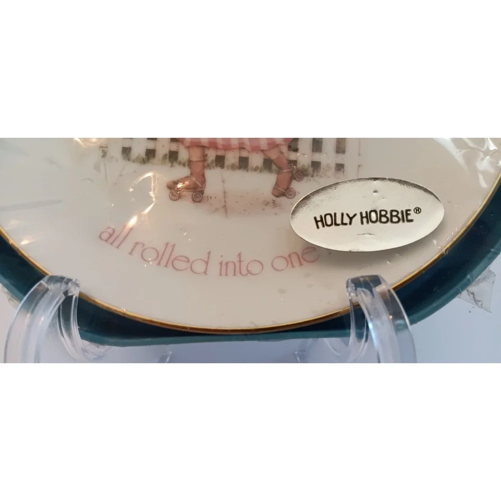 Vintage Holly Hobbie Grandmother Love Plate 1984 sealed grandmacore cottagecore